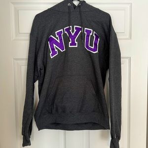 Men’s New York University NYU Large Long-Sleeve Hoodie